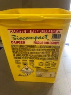 COLLECTEUR DE DECHETS BIOCOMPACT - 3 LITRES DASRI