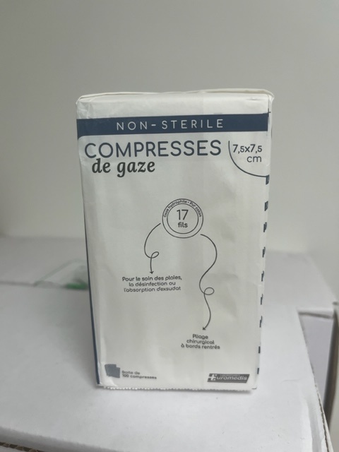 compresse de gaz non stérile