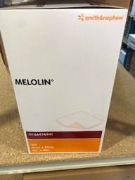 [66974941] COMPRESSE NON ADHERENTE STERILE - NON TISSE/COTON/FIBRES POLYESTER - 10 X 10 CM - MELOLIN - BTE DE 100